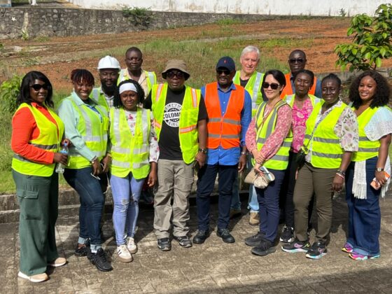 WORLD BANK TEAM ASSESSES PROPOSED 60 MILLION LITRE RAW WATER STORAGE FACILITY AT ANGOLA TOWN