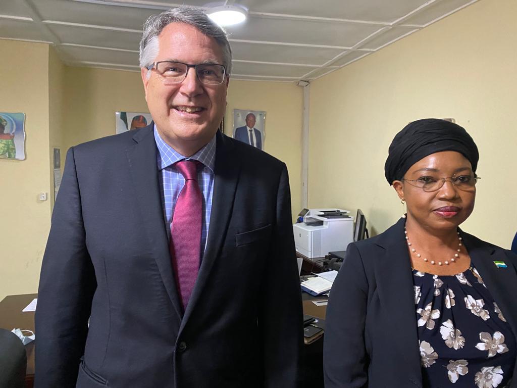 US AMBASSADOR PRAISES SIERRA LEONE FOR MCC COMPACT Guma Valley Water